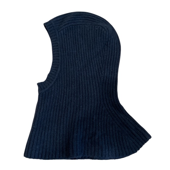 J.Crew Chunky knit balaclava in super soft yarn black one size NWT - Picture 2 of 5
